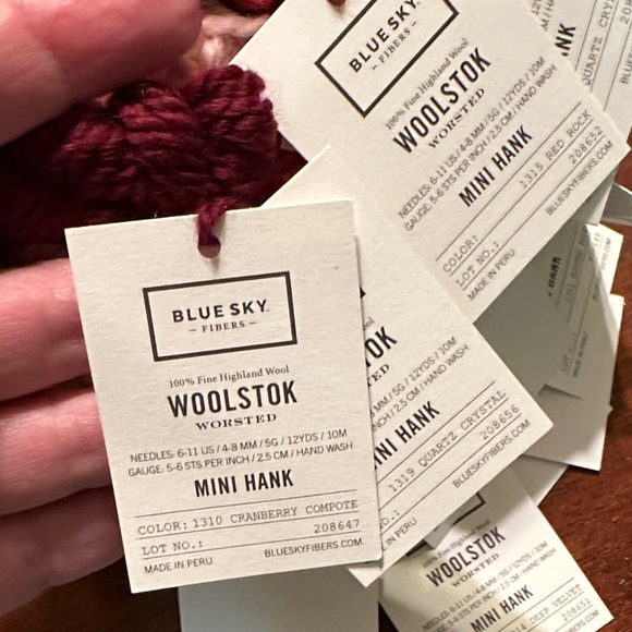 Blue Sky Woolstok Yarn in Rich Hues - Picture 4 of 6